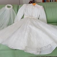 abito comunione bambina vintage anni 60