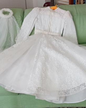 abito comunione bambina vintage anni 60