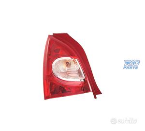 FANALE SINISTRO RENAULT TWINGO II 12-14 BIANCO ROS