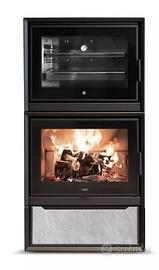KUOKI 110da11,4KW cm72x46x140 stufa a legna Klover