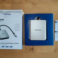 Adattatore da USB-C a HDMI a doppio display -Nuovo