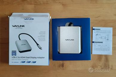 Adattatore da USB-C a HDMI a doppio display -Nuovo