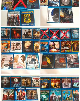 Lotto 60 film in Blu-ray  da collezione personale
