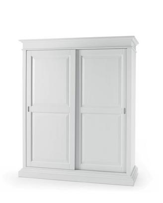 Armadio due ante scorrevoli colore bianco