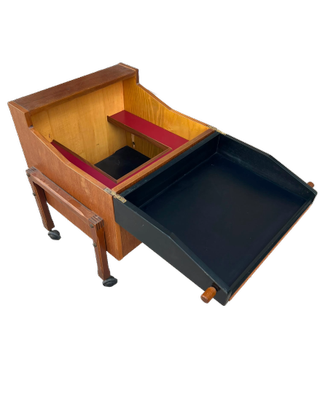 MOBILETTO BAR QUADRATO CON RUOTE VINTAGE ANNI '60