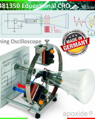 3B SCIENTIFIC™U8481350★OSCILLOSCOPIO DIDATTICO CRT