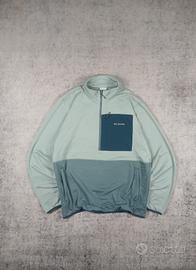 Felpa Fleece Columbia Half-Zip Verde XL Vintage