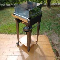 grill inox a gas
