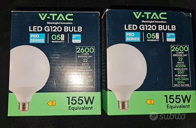 N°2 Lampadina 22W G120 3000k