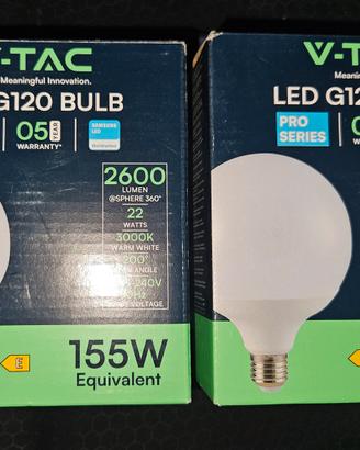 N°2 Lampadina 22W G120 3000k