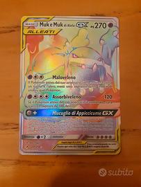 Pokemon GCC: carta rara Muk e Muk di Alola 220/214