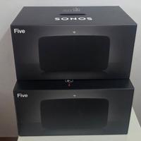 SONOS FIVE FINITURA BLACK COPPIA 