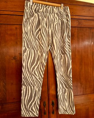 Tuta a fantasia zebrata da donna