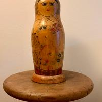 Portabottiglia vintage, a forma di Matrioska