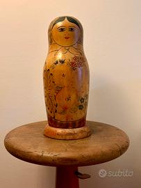 Portabottiglia vintage, a forma di Matrioska