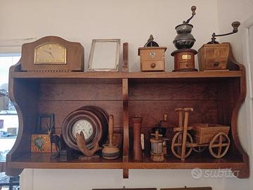 libreria antiquariato legno noce 