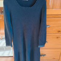 Abito donna nero con decorazione argentata Jonny Q