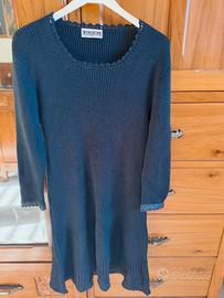 Abito donna nero con decorazione argentata Jonny Q