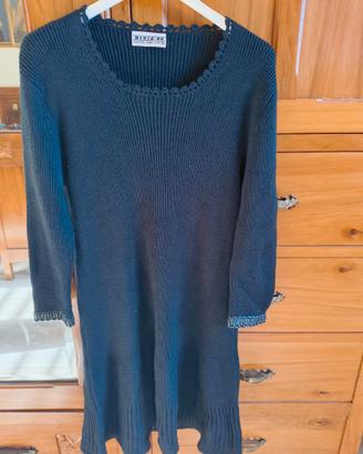 Abito donna nero con decorazione argentata Jonny Q