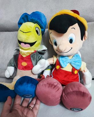 peluche Pinocchio e Grillo parlante