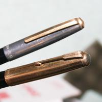 Penne stilografiche USA Parker 21 e 51 vintage