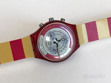 Cronografo Swatch Chrono Navy Berry 1991