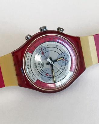 Cronografo Swatch Chrono Navy Berry 1991