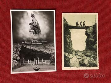 Lotto 7 cartoline prov. Bergamo