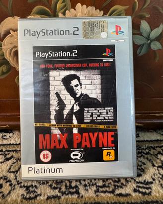 Max Paybe (Platinum) PAL PS2 MANUALE FUNZIONANTE