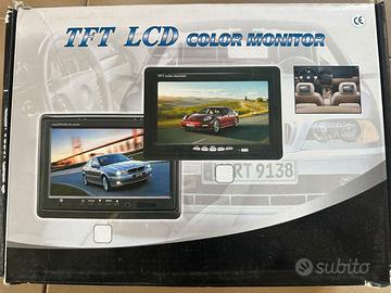 Monitor TFT LCD 7" NUOVO per retrocamera – 2 RCA, 