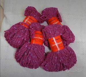 Lana fuxia firmata Laura Biagiotti