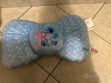 Cuscino Fiocco Stitch Disney Blu