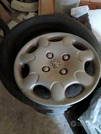 4 Cerchi peugeot 13' con copricerchi