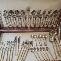 set posate placcate in oro