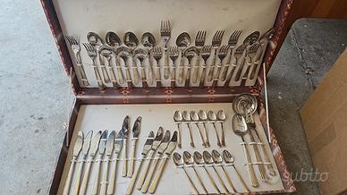 set posate placcate in oro