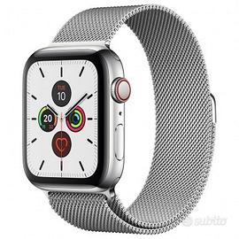 Apple watch serie 5 44mm acciaio inossidabile