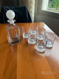 Set Whisky Da Vinci Crystal-6 Bicchieri+Bottiglia
