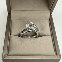 Anello Trilogy Collezione Eternity Recarlo Oro Bia