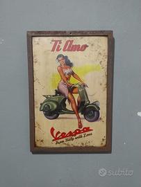 Insegna Pubblicitaria Vespa