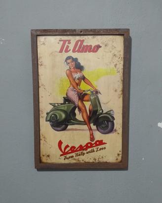 Insegna Pubblicitaria Vespa