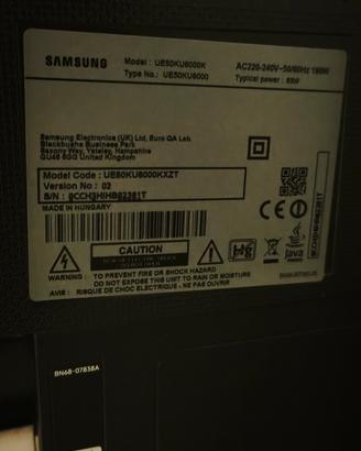 TV Samsung 4k 50 pollici 
