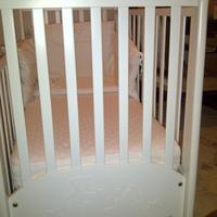 Lettino in legno bianco marca PICCI serie Diamante