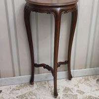 Tavolino treppiede mezzaluna - ripiano apribile