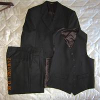 Abito Uomo Pantalone Giacca Gilet Pura Lana Vergin