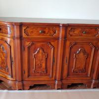 Credenza in radica di noce