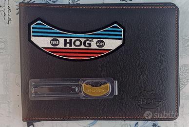 Portadocumenti in pelle HOG Harley Davidson
