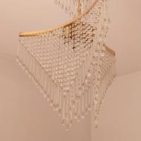 Lampadario Triangolare in cristallo swaroski 