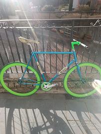 bici freno contro pedale telaio epoca