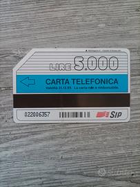 Scheda Telefonica Rara SIP 1995 - Lire 5.000