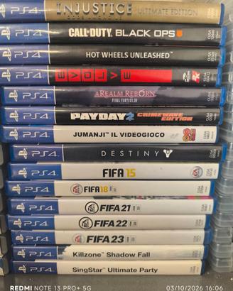 Giochi PS4 nuovi ed usati